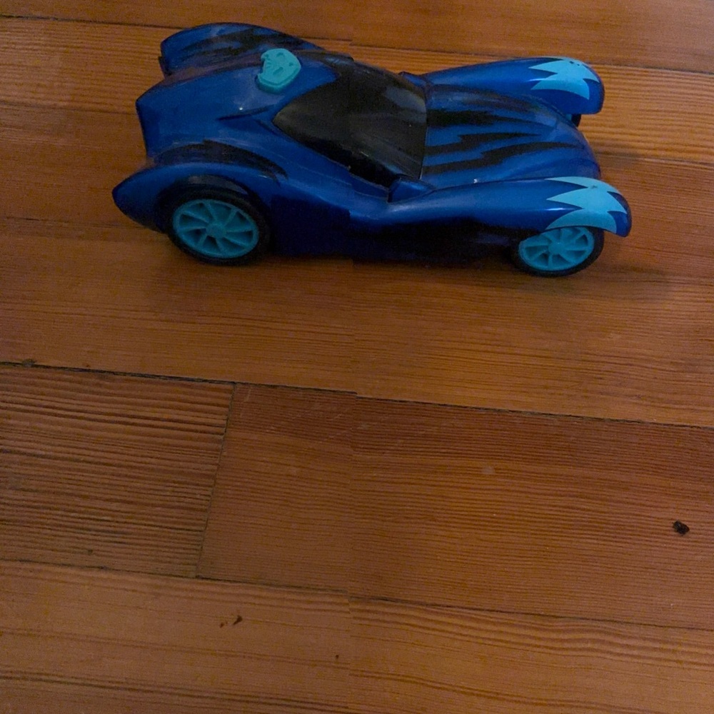 Sleek Blue and Black Toy Car for Kids